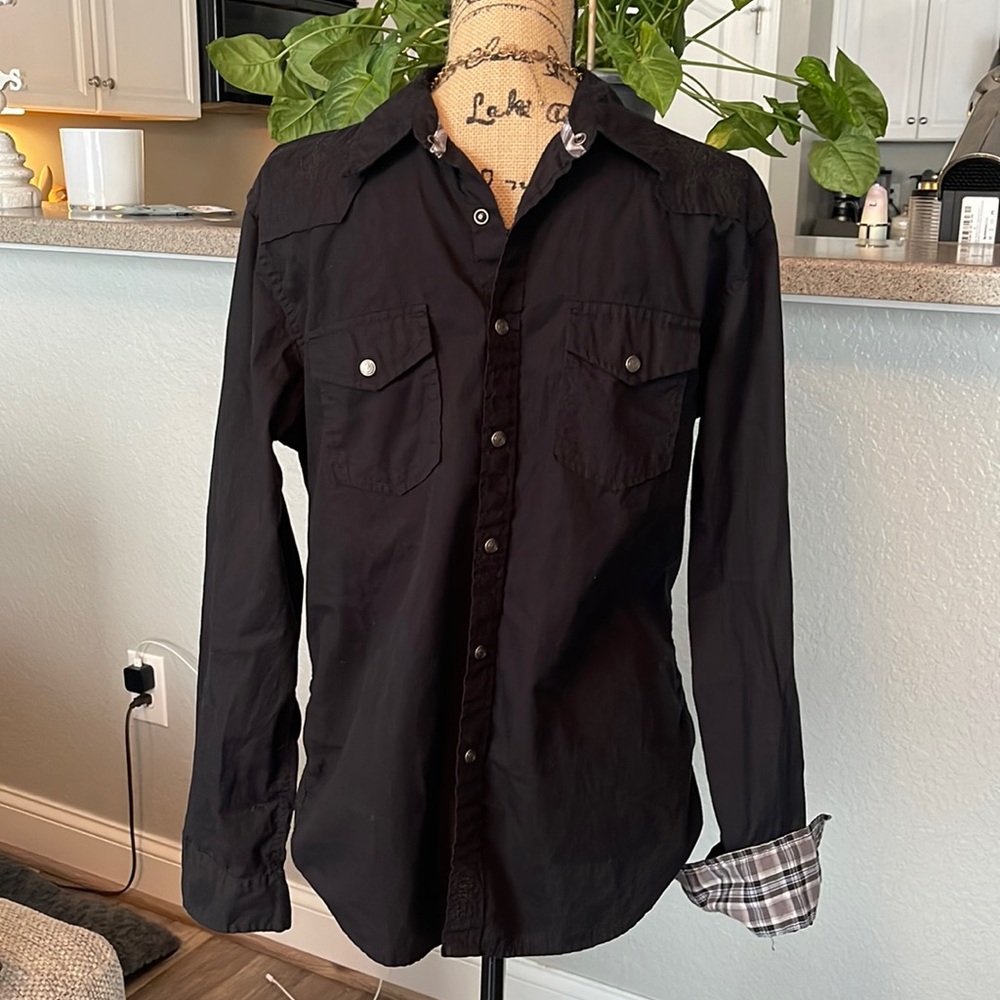 (M) GUESS - Long Sleeve Button-Up (Slim Fit)